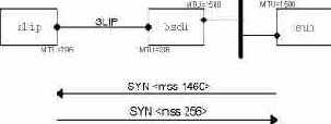 TCP   sun  slip   MSS.